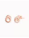 Sun Shaped Stud Earrings