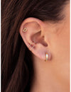 Ear cuff conch fino de doble banda