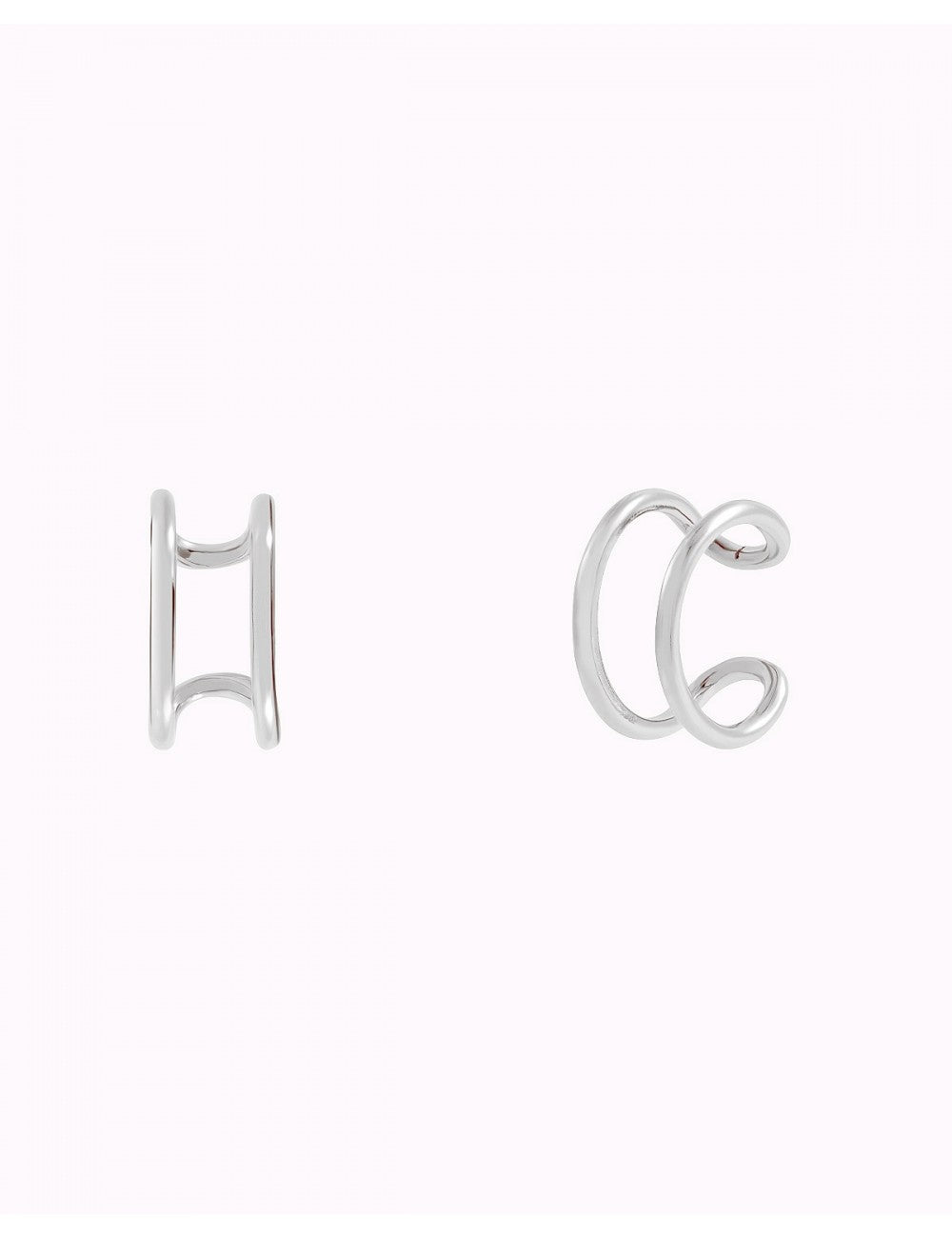 Ear cuff conch fino de doble banda