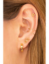 Ear cuff conch fino de doble banda